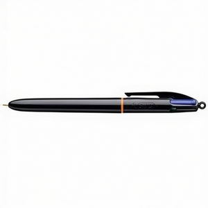 For <strong>BIC</strong> 4-Colour Pro Ballpoint <strong>Pen</strong> 0.4mm Plastic Multi-Colour Red Blue Green <strong>Black</strong> Push-Button Mechanism 0.5mm Writing Width - Product Image 2