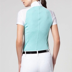 Camisas ecuestres deportivas de manga larga para mujer, compresión para montar a caballo, ligeras, transpirables, impermeables, acolchadas ecológicas - Product Image 6