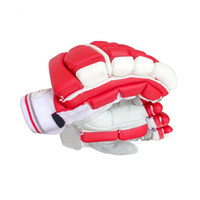 Guantes de Bateo de Críquet de Cuero PU, Protección Extra, Alta Calidad, Edición CP Plus, Color Sólido, Cierre de Tirón para 4 Estaciones, Duraderos