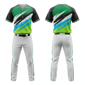 Uniforme de Béisbol al por Mayor, Personalizado, Sublimado, de Poliéster, de Secado Rápido, con Malla - Product Image 6