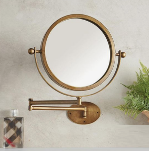 Espejo de estilo montado en la pared, diseño lujoso, marco de Metal, dormitorio y baño de aluminio elegante, decoración del hogar - Product Image 2