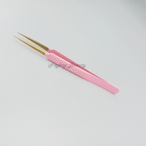 แหนบสแตนเลสสีชมพูสำหรับ2025เครื่องมือความงามแบบตรงอุปกรณ์เสริมความงาม - Product Image 4