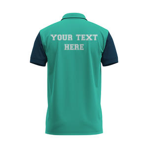 Chemises polo pour hommes en coton de haute qualité personnalisées, manches courtes, séchage rapide, anti-rétrécissement, logo personnalisé imprimé à l'écran, design uni, OEM ODM - Product Image 2