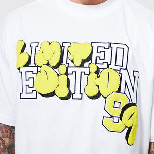 Heavy <b>Weight</b> Soft Cotton Crew Neck Drop Shoulder 300gsm <b>Blank</b> Summer Men's T-Shirts - Product Image 2