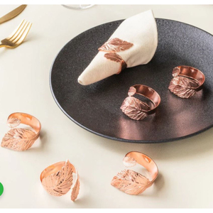 Ideas Únicas para Servilleteros, Decoración de Mesa de Lujo, Diseños de Oro, Plata, Perla, Concha Marina, Pájaro y Limón, Servilleteros Personalizados de Madera y Cerámica - Product Image 2