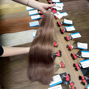 ผมต่อจากเวียดนามเนื้อสัมผัสธรรมชาติสีและความยาวปรับแต่งได้ - Product Image 3