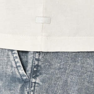 Pantalones Cortos de Mezclilla Estilo Verano con Parche Personalizado, Logotipo de Alta Calidad, Fabricante Vintage, 100% Algodón, Lavado Ácido para Hombre - Product Image 4