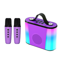 Altavoz Inalámbrico para Karaoke con Dos Micrófonos, Ideal para Instructores de Fitness, Clases de Baile y Eventos al Aire Libre