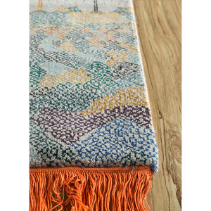 Manchaha 9x12 Hand Knotted Wool & Bamboo Silk Rugs Geometric Pattern Living Room <b>Carpet</b> & Hallway Rug Les-382 Grey & Black - Product Image 3