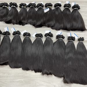 Vente en gros d'extensions de cheveux humains Remy vietnamiens de luxe faisceaux de cheveux de tissage droits naturels extension de cheveux de trame - Product Image 5