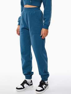 Pantalon de jogging en polaire personnalisé pour femmes, tenue assortie à manches longues, pantalon de survêtement décontracté et chaud, vêtements d'automne, pantalon de détente doux - Product Image 3