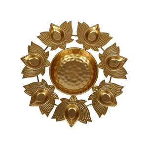 Cuenco Urli colgante Mejora tu decoración con la tradicional artesanía india Flor flotante Urli colgante - Product Image 4