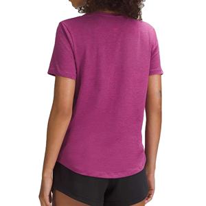 เสื้อยืดแขนสั้นผู้หญิง แห้งเร็ว คอกลม ระบายอากาศได้ดี ทรงเข้ารูป ซับเหงื่อ ผ้ายืด สแปนเด็กซ์ แห้งเร็ว แฟชั่นใหม่ - Product Image 2