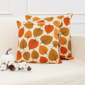 Hổ phách trang trại đệm bao gồm ngoài trời mùa Thu Hiên Patio băng ghế dự bị nhà ghế sofa trang trí in mùa thu Lá Phong dệt kỹ thuật - Product Image 3