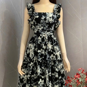 Đảng dài đẹp xoài ăn mặc phụ nữ maxi Lady dài ăn mặc thời trang 2023 giản dị Giá cả hợp lý voan thường có thể giặt tùy chỉnh - Product Image 4