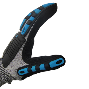 HPPE Sandy Foam Nitrile Enduit TPR Résistant aux coupures Gants de travail anti-impact pour champ pétrolifère Travail industriel Vêtements de sécurité mécanique - Product Image 1