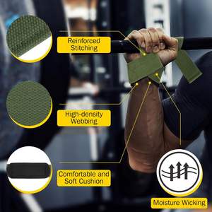 Muñequeras Deportivas Personalizadas de Poliéster y Algodón Antideslizantes y Ligeras para Levantamiento de Pesas, Precio al por Mayor - Product Image 1