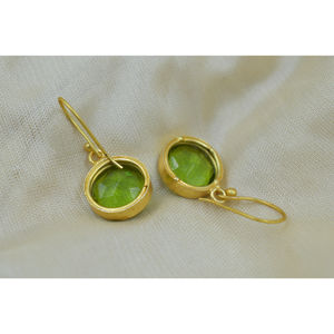 <b>Stud</b> <b>Earring</b> Stone 18K Gold Plated <b>Earrings</b> women <b>fashion</b> jewelry <b>earrings</b> women - Product Image 4