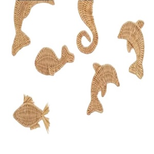 หวายหวายรูปพระจันทร์เสี้ยวของตกแต่งห้องสำหรับเด็ก - Product Image 3