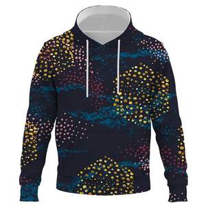 เสื้อฮู้ดสวมหัวผ้าฝ้าย100% สีสดใสสำหรับผู้ชายเสื้อฮู้ดดี้แบบกำหนดโลโก้เองได้แขนยาวย้อมเรียบสำหรับฤดูหนาว - Product Image 3