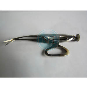 เครื่องมือผ่าตัด กรรไกรตัดกระจกตา ปลายทู่ ใบมีดยาว 7 มม. คุณภาพสูง - Product Image 1