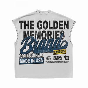 Venta al por mayor Streetwear Tank Top Hombres Mujeres Casual Sin mangas Muscle Tee Logotipo personalizado Impresión Moda Verano Outfit Proveedor - Product Image 5