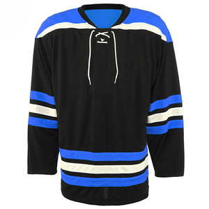 Camisetas de hockey sobre hielo al por mayor de alta calidad, uniformes de equipo con logotipo personalizado, camisetas de hockey profesional sublimadas, transpirables y duraderas - Product Image 5