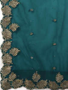 Trendmalls Ensemble de costumes Salwar à broderie en filet pour femme Kurta Lehenga avec Dupatta (G112-Morpeach) - Product Image 6