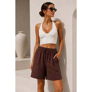 Yuksek Bel Basic Modal Sort - Sari - Sari - Product Image 6