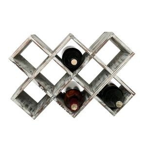 New Solid Wood Tabletop Wine Bottle Rack Holder for <b>Kitchen</b> Home Decoration Dining <b>Table</b> champagne Wine Display Rack Holder bar - Product Image 2
