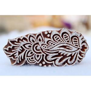 Tampons en bois indien de taille Mini, impression de bloc de tissu, papier Textile, artisanat d'estampage - Product Image 6