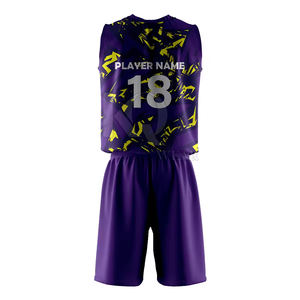 Uniforme Deportivo Clásico de Voleibol, Jersey y Pantalones Cortos Transpirables de Ajuste Cómodo, Ideal para Clubes Escolares y Ligas - Product Image 2