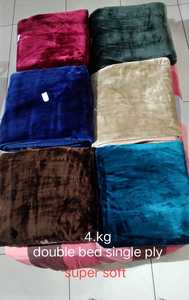 Mantas Súper Suaves de Mink 100% Poliéster con Estampado Floral y Cuadros de HARSHIT INTERNATIONAL - Product Image 3