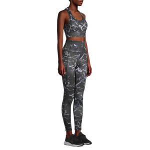 Nouvel Arrivage Ensemble de Yoga pour Femmes Grandes Tailles en Polyester Écologique à Motif Uni, Conception Personnalisée, Respirant, Séchage Rapide, Taille Élastique - Product Image 5