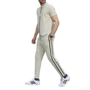 2023 último logotipo personalizado hombres trajes Slim Fit venta al por mayor chándal Jogging trajes ropa deportiva correr gimnasio poliéster chándales conjuntos - Product Image 5