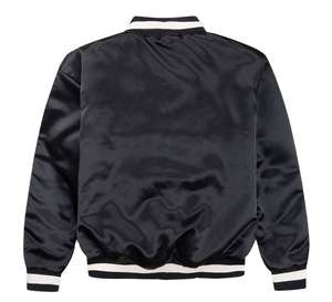 Blouson Bomber en Satin Réversible Fin Personnalisable pour Hommes Respirant Design Universitaire - Product Image 2