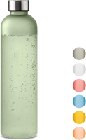 Bouteille d'eau 650ml verte-sans BPA, tritan, étanche, durable-Bouteille de boissons sportives pour la salle de sport, les voyages, l'école, le cyclisme,