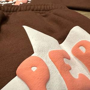 Conjunto Casual de Dos Piezas para Mujer de Invierno, Estampado Animal, Estampado Puff, 100% Algodón de Punto, con Capucha, Antibolitas, Transpirable, de Secado Rápido - Product Image 6