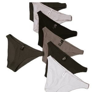 Culottes pour femmes sans couture en gros de haute qualité taille basse découpe sexy jersey coton spandex multicolore avec ceinture OEM - Product Image 4