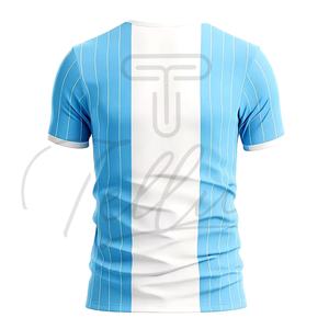 Nueva Camiseta de Fútbol Personalizada, Uniforme de Fútbol para Hombre, Ropa de Equipo, Antibacteriana, Elástica, 100% Poliéster - Product Image 2