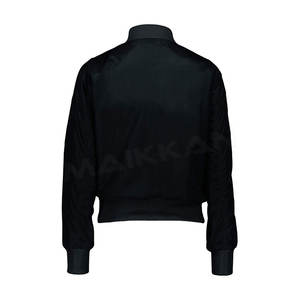 Chaqueta de bombardero de mujer de nuevo diseño al por mayor para ropa de invierno cálida y cómoda con tela de lona transpirable con relleno de algodón - Product Image 6