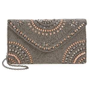 Best Color <b>Seed</b> Beads Clutch Hand Bag for Women Girl Stylish Stylish <b>Seed</b> Beads Embroidery Clutch Hand Purce for Women Girls - Product Image 2