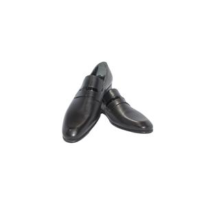Scarpe classiche in pelle senza lacci con motivo a macchie da uomo - Product Image 2