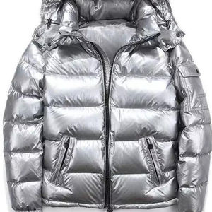 Chaqueta de Invierno Acolchada Impermeable de Alta Calidad con Capucha y Forro de Algodón, Diseño Nuevo, Logotipo Frontal, Marca Privada, Unisex, Venta al Por Mayor - Product Image 4