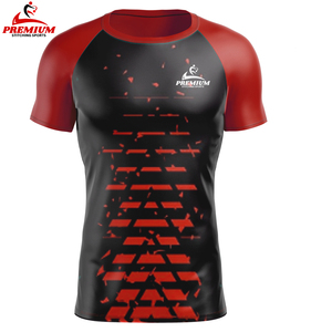 Ropa deportiva para hombres Camiseta deportiva de compresión Spandex Fit Running Gym Camisas Hombres - Product Image 1