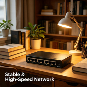 Commutateur <span class=keywords><strong>Ethernet</strong></span> Boîtier métallique Gigabit 8 ports Commutateur 10/100/1000M - Product Image 2