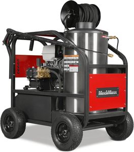 Nouvelle annonce : Nettoyeur haute pression à eau chaude GX390 389CC 11,7 CV avec démarrage électrique, 4000 PSI, 4 GPM, avec enrouleur de tuyau, HPW40H - Product Image 4