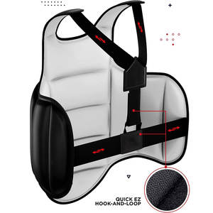 Protecteur corporel conçu sur mesure pour MMA et Taekwondo formation factice Arts martiaux gilet de protection de la poitrine - Product Image 3