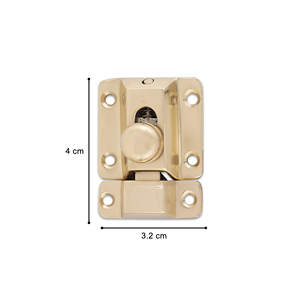 Pestillos de puerta de latón lacado pulido hechos a mano Shubham tornillo duradero para puertas de dormitorio de baño de Hotel de oficina en casa - Product Image 6