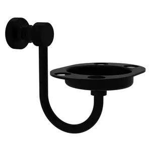 Noir enduit salle de bain support mural porte-brosse à dents en métal brosse à dents tasse salle de bain accessoire Design Simple en acier inoxydable - Product Image 1